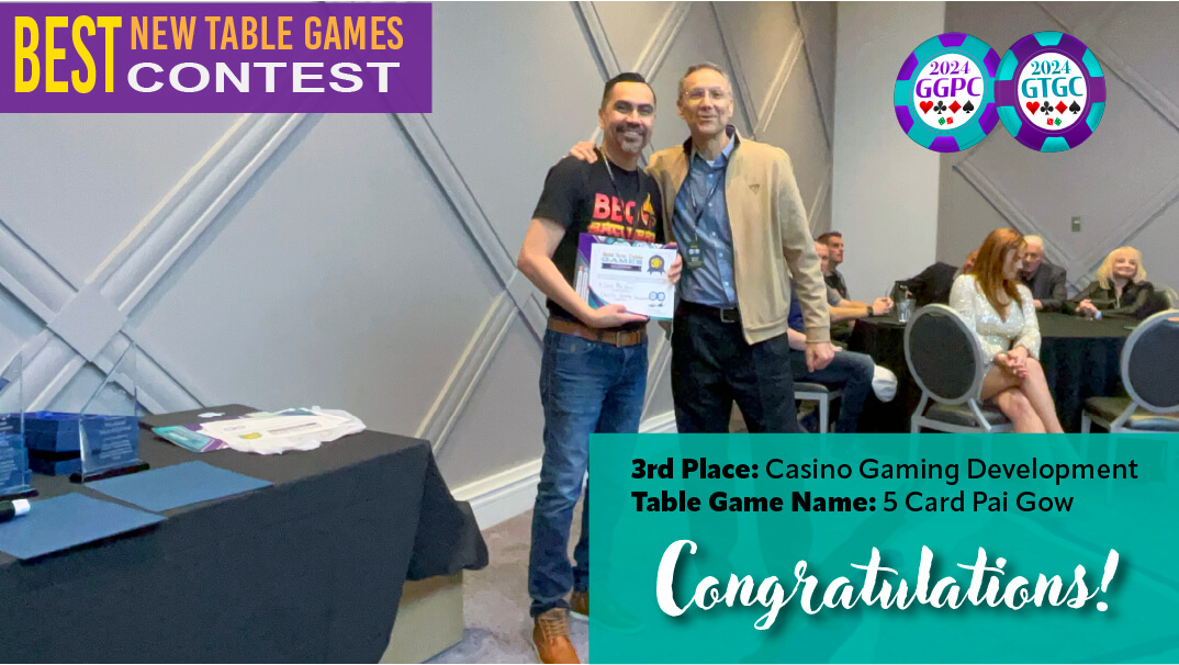 2024 Best New Table Games Contest 3rd Place_Casino Gaming Development