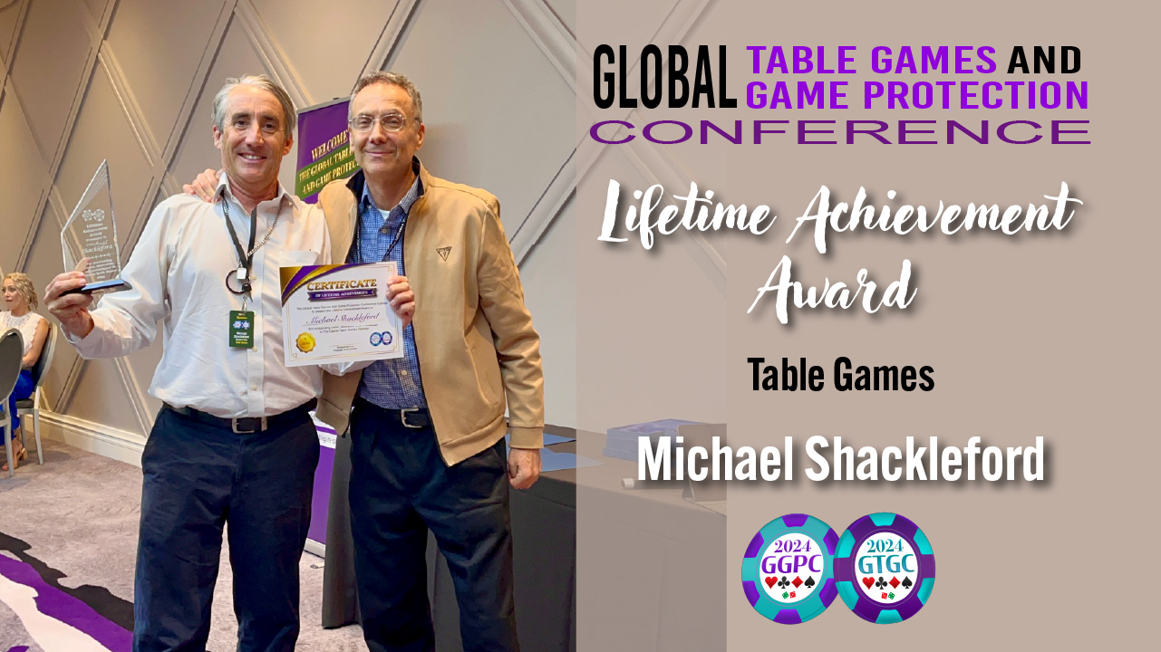 Michael Shackleford_ Lifetime Achievement Award_Table Games